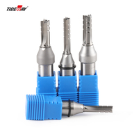 Tideway A7 12.7mm TCT Fraise droite à trois dents pour défonceuse, outil de gravure CNC pour le fraisage du bois et des panneaux de densité