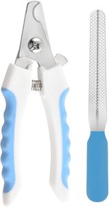 OEM ODM Custom Logo Stainless Steel Professional Cat Dog <b>Pet</b> Claw Care Nail Trimmer <b>Clipper</b> with Free Nail File - Product Image 1
