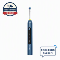 Brosse à dents électrique rechargeable personnalisée, étanche IPX7, 3 modes de rotation, 600 mAh, sonique, rotative, usage quotidien, voyage
