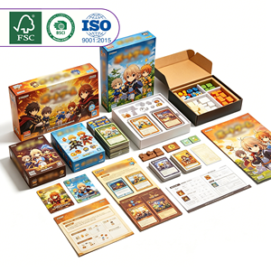 Hong Sheng Juego de Mesa con Cartas y Empaque, Rompecabezas, <span class=keywords><strong>Juegos</strong></span> de Mesa para Niños con Mapas y Piezas de Ajedrez para Niños Pequeños - Product Image 2