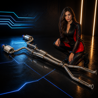 Pour Lexus GSF/GS F 5.0L V8, échappement 2015-2020, silencieux à soupapes, commande à distance, échappement arrière en acier inoxydable