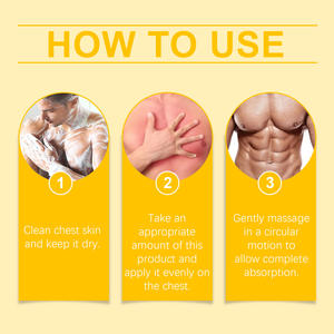 Venta al por mayor de pecho masculino que forma el contorno del pecho de los hombres reafirmante anti flacidez masaje muscular crema de aumento de pecho - Product Image 4