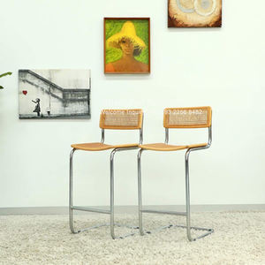 Offre Spéciale pas cher siège en rotin <span class=keywords><strong>Barhocker</strong></span> frêne bois massif naturel hauteur de comptoir chaises de bar tabouret de bar en canne noir - Product Image 5