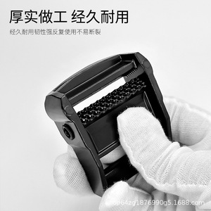 Hebilla de clip para cinta negra electroforética, accesorio metálico ecológico, origen Zhejiang - Product Image 3