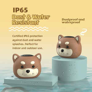Schattige Shiba Inu draadloze <span class=keywords><strong>speaker</strong></span>, draagbare mini-<span class=keywords><strong>speaker</strong></span> in dierenvorm, IP65 waterdicht, 5-8 uur speeltijd, geschikt als cadeau & voor thuisdecoratie - Product Image 4