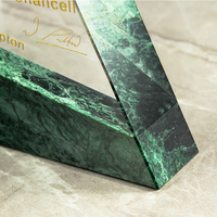 Nouveau design créatif, trophée en marbre gravé, écologique, impression UV personnalisée, trophée en cristal de marbre pour récompenses d'entreprise, souvenir