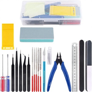 Kit d'outils exclusif transfrontalier pour modèles <span class=keywords><strong>Gundam</strong></span> et de voitures, kit de bricolage M068, origine Chine, combinaison de 21 pièces - Product Image 1