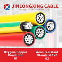 Kabel Listrik Tenaga Aluminium Solid Conductor PVC BLVV 2.5mm 4mm 6mm untuk Perumahan 100m IEC