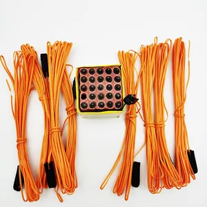 פופולרי למעלה כיתה מנדרינה פירוטכניים 1m 2m 3m 4m 5m זיקוקין חשמלי טאלון מצת התאמה מצת עבור firework