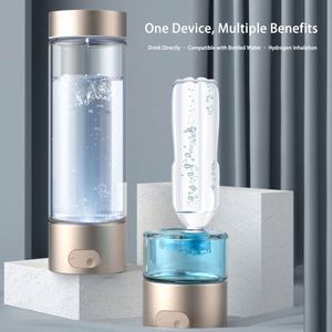 Bouteille d'eau hydrogénée avec logo personnalisé, technologie SPE PEM, générateur d'eau riche en hydrogène portable, tasse à hydrogène riche en H2 - Product Image 2