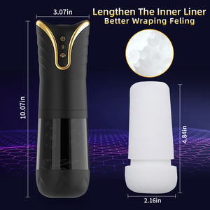 ペニスマッサージ器を吸う電気自動男性マスターベーター男性の大人のおもちゃのためのリアルな膣ストローカーマシンマスターベーター - Product Image 6