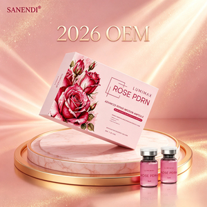 Ampoule de sérum visage PDRN à la rose, marque privée, texture légère et absorbable, stabilise l'état de la peau pour les soins quotidiens. - Product Image 5