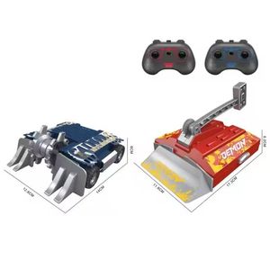 Nouveau design 2.4G STEM 4WD 8 canaux lumière cascadeur en plastique Rc BattleBots télécommande combat combat Robot jouet avec arme - Product Image 3