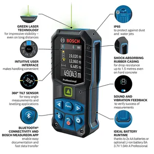 Strumento di Misurazione <span class=keywords><strong>Laser</strong></span> Bosch Professional GLM 50-27 CG, Telemetro <span class=keywords><strong>Laser</strong></span> Verde 50M, IP65, Bluetooth, Righello Elettronico - Product Image 3