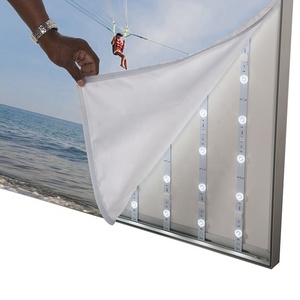 3.2 5m rộng định dạng 100% polyester UV in liền mạch ngọc trai dệt Backlit vải cho hộp Đèn - Product Image 1