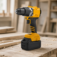 Perceuse à percussion sans fil Vertak 20V, perceuse électrique portative à batterie lithium pour le perçage du bois, du métal et de la maçonnerie