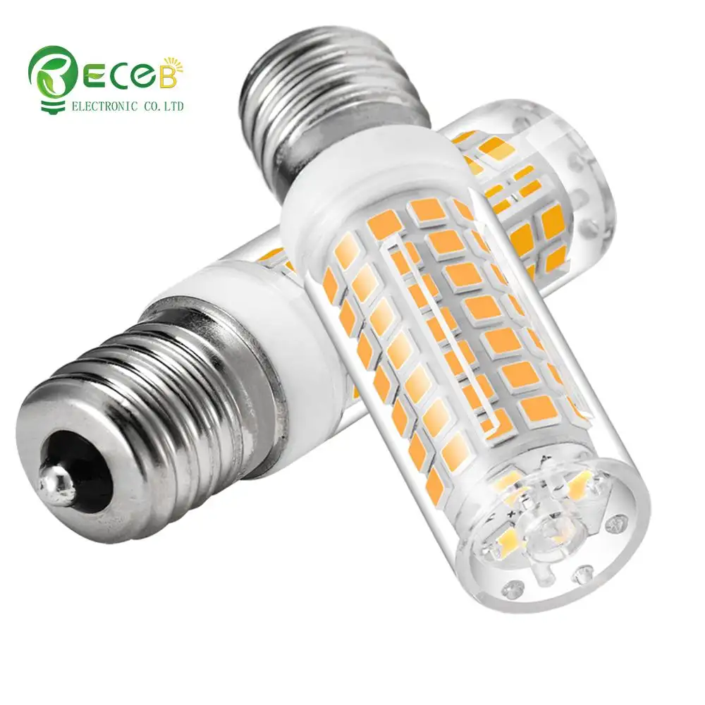 Mini E17 LED Bulb Dimmable 120V 230V Ceramic 75W Halogen Bulb Equivalent for Refrigerator, Microwave Oven, Sewing Machine