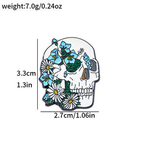 Badge squelette créatif Halloween <span class=keywords><strong>Goonies</strong></span> Never <span class=keywords><strong>Say</strong></span> <span class=keywords><strong>Die</strong></span> - Product Image 3