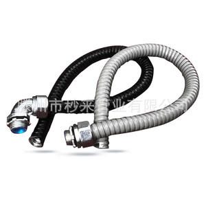 Conduit flexible en métal recouvert de PVC, 6 pouces, galvanisé, pour câblage électrique, tube corrugué pour usage industriel - Product Image 5