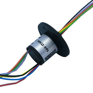 Anneau collecteur conducteur 8 voies 2A pour moteur basse puissance, joint rotatif à 360 circuits, type à bride, diamètre extérieur 12,4 mm - Product Image 4