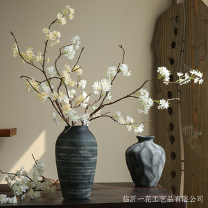 Flor Artificial de Bola de Nieve Yihua, Flor de Seda Blanca de Tallo Único, Decoración para el Hogar, Estilo Moderno y Simple, Decoración para Bodas - Product Image 3