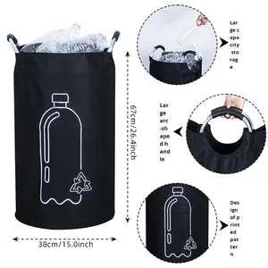 New Cross-Biên Giới <span class=keywords><strong>Amazon</strong></span> Có Thể Gập Lại Nhôm Cầm Tay Giặt <span class=keywords><strong>Hamper</strong></span>-Quần Áo Không Thấm Nước Giỏ Cho Chai/Cola Có Thể Lưu Trữ - Product Image 6