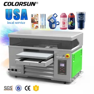 A2 nueva impresora de película AB rollo a rollo máquina de impresión UV 4060 Colorsun UV DTF pegatinas de impresión para impresora de inyección de tinta de cubierta móvil