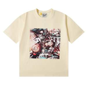 T-shirt à manches courtes pour hommes et femmes, tendance estivale, imprimé lettres, décontracté, hip-hop, de haute qualité - Product Image 5