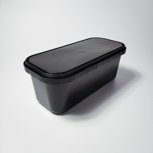 Duurzame 4l 5l <span class=keywords><strong>Pp</strong></span> Gerecycleerde Materialen Rechthoekige Ijscontainer Met Deksel Voor Opslag Van Voedsel - Product Image 3