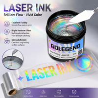 Tinta Láser Holográfica con Efecto Arcoíris Iridiscente para Serigrafía, Etiquetas de Seguridad, Embalaje, Adhesivos e Impresión de Seguridad