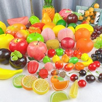 Fruits et légumes artificiels réalistes en plastique Pitaya Pear pour la décoration de table et d'armoire