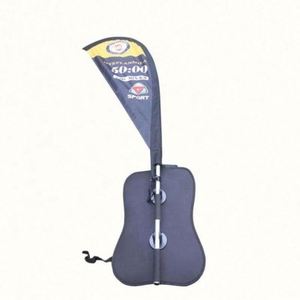 ธงแบนเนอร์รูปหยดน้ำแบบสะพายหลังคุณภาพสูง OEM ขนาดมาตรฐาน  ปรับแต่งได้ - Product Image 5