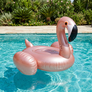 Flotador Inflable de Piscina con Forma de Flamenco para Adultos, Material de PVC, Capacidad Máxima <100 kg - Product Image 3