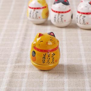 Estatuilla <span class=keywords><strong>de</strong></span> cerámica <span class=keywords><strong>de</strong></span> regalo <span class=keywords><strong>de</strong></span> estilo japonés Lande, <span class=keywords><strong>muñeca</strong></span> Untoppleable <span class=keywords><strong>de</strong></span> dinero, Animal <span class=keywords><strong>de</strong></span> dibujos animados para parejas más jóvenes - Product Image 3