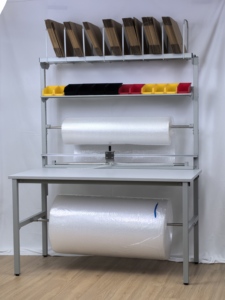 Mesa de Embalaje Multifuncional Detall con Cortador de Plástico de Burbujas de Fácil Uso para Estaciones de Embalaje Comerciales - Product Image 5