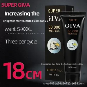 GIVA 50000 Titan Creme für Männer Penis-Massagegel Re-kondensationsgel Wasserfest 50ml Erwachsenenprodukt zur Äußeren Anwendung - Product Image 2