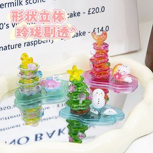 Pegatinas apilables 3D de cristal que brillan en la oscuridad para niños, decoración educativa en relieve de PVC para el hogar con reverso adhesivo - Product Image 3