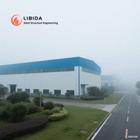 Estructura de Acero Prefabricada para Almacenes, Construcción de Naves Industriales, Antisísmica, de Instalación Rápida, Taller Logístico