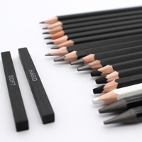Ensemble de crayons personnalisés OEM 2B HB pour le dessin et l'esquisse, avec gomme et taille-crayon, certifié FSC, pour les fournitures artistiques