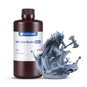 Resina Similar a ABS Anycubic Pro 2 Gris 1 kg para Impresión 3D y Moldeo - Product Image 1