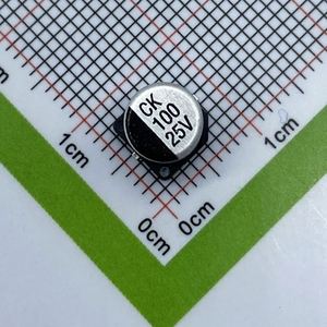 Whole Sale CK1E101M-CRE77 6.3*7.7 <b>Capacitors</b> SMD Electrolytic <b>Capacitors</b> 100uF 20% 25V - Product Image 1