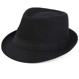 SH-1000 erkek 1920s klasik pamuk kısa ağız Trilby Fedora şapka kadın partiler balıkçılık iş rahat açık sahneler karakter - Product Image 1