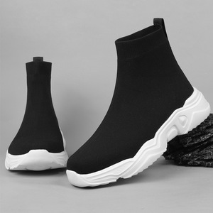 Chaussures décontractées tendance pour femmes adultes, chaussures à talon compensé, semelle épaisse, respirantes, confortables, tendance mode - Product Image 4