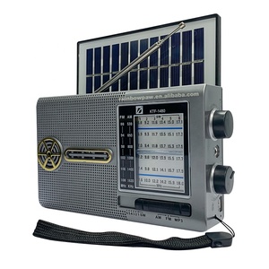 Ktf-1480 Năng Lượng Mặt Trời Sạc Có Thể Sạc Lại 3 Inch Loa Không Dây Di Động TF USB FM AM SW Đài Phát Thanh Loa MP3 Máy Nghe Nhạc Với Đèn Pin - Product Image 4