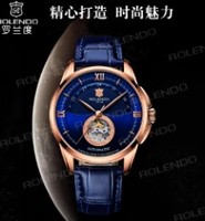 Montre mécanique de luxe personnalisée à mouvement automatique faible quantité de commande verre saphir 3ATM étanche design en acier inoxydable pour hommes