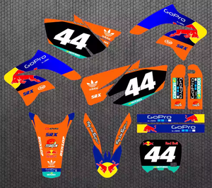 Autocollants décoratifs pour jantes de moto CQHZJ pour <span class=keywords><strong>KTM</strong></span> 125 200 250 390 790 890 <span class=keywords><strong>Duke</strong></span>, personnalisables - Product Image 1