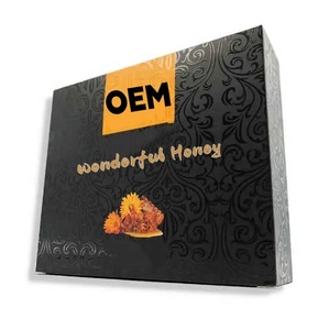 Cajas de Exhibición para <span class=keywords><strong>Miel</strong></span> de Alta Calidad OEM, Sobres de <span class=keywords><strong>Miel</strong></span> al por Mayor, Papel Kraft con Recubrimiento UV y Grabado en Relieve, Empaque Rígido - Product Image 1