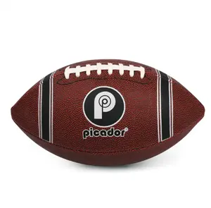 Größe 9 amerikanischer Fußball Nfl individueller Lederspielball amerikanischer Rugby-Ball