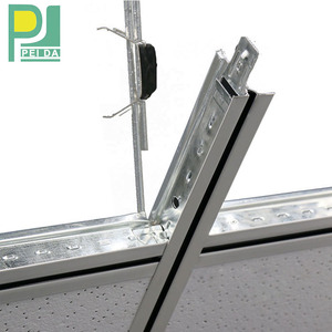 Systèmes de rails de suspension décoratifs en T <span class=keywords><strong>pour</strong></span> plafonds à rainure plate en métal galvanisé <span class=keywords><strong>pour</strong></span> bureaux à domicile - Product Image 2