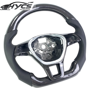 Volante de fibra de carbono personalizado para Volkswagen Golf 7 MK7 Mk7.5 Passat B8 MK2 GTI Scirocco Polo <span class=keywords><strong>Tiguan</strong></span> - Product Image 4